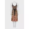 Printed strappy dress