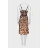 Printed strappy dress