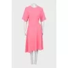 Pink dress with side draping