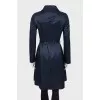 Blue cloak with decorated belt