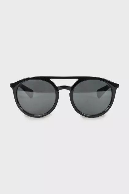 Black browline sunglasses