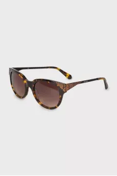 Decorated sunglasses with print