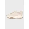 Perforated suede sneakers