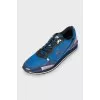 Mixed color men's sneakers