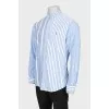Men's shirt with combined print