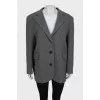 Gray wool jacket