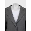 Gray wool jacket