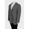 Gray wool jacket