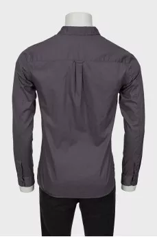 Men's gray shirt with logo