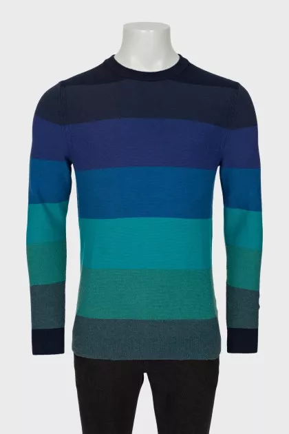 Men's striped sweater