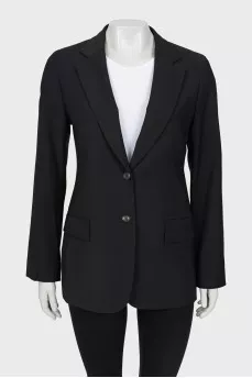 Black button down jacket