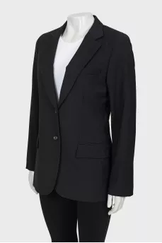 Black button down jacket