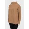 Knitted wool and cashmere sweater
