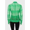 Lace shirt with pattern