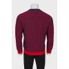 Men's ribbed knit sweater