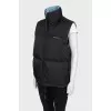 Quilted vest with pockets