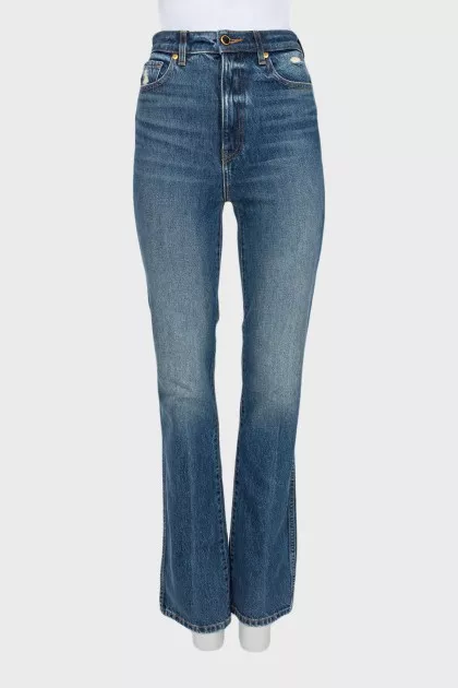 Light blue high waist jeans