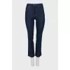 Dark blue high waist jeans