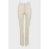 Classic white trousers
