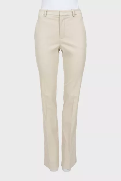 Classic white trousers