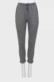 Sweatpants with decorative pockets