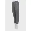 Sweatpants with decorative pockets