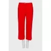 Red culottes with pockets
