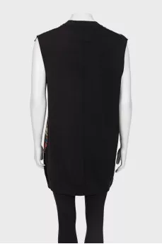 Combined tunic with slit