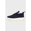 Textile sneakers with a pattern