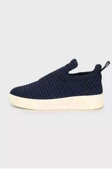 Textile sneakers with a pattern