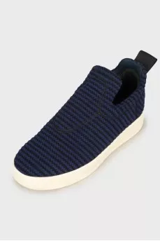 Textile sneakers with a pattern