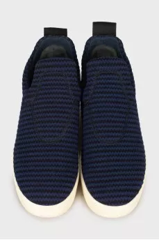 Textile sneakers with a pattern