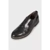 Men's black brogues