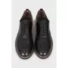 Men's black brogues
