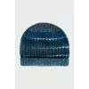 Mixed color knitted hat