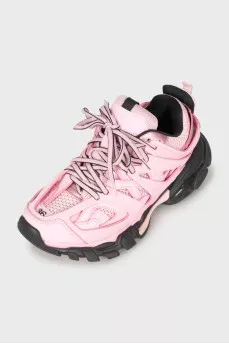 Pink sneakers Track