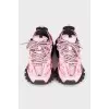 Pink sneakers Track