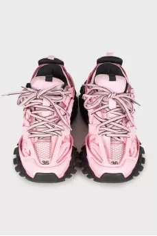 Pink sneakers Track