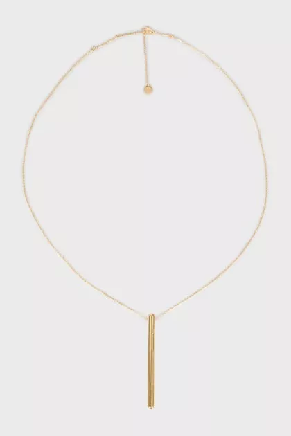 Gold pendant capsule