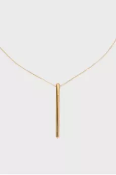 Gold pendant capsule