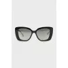 Black sunglasses with brand logo