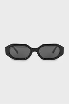 Glossy black sunglasses