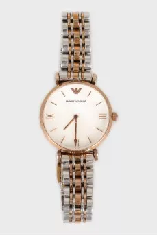 Silver-gold watch