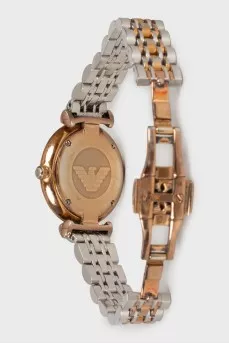 Silver-gold watch