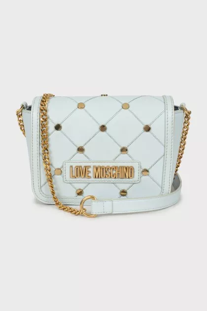 Blue bag with brand logo