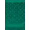 Green scarf in signature print
