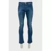 Men's dark blue jeans