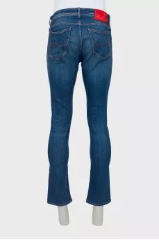 Men's dark blue jeans