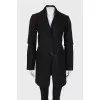 Black coat with pockets