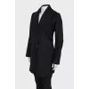 Black coat with pockets